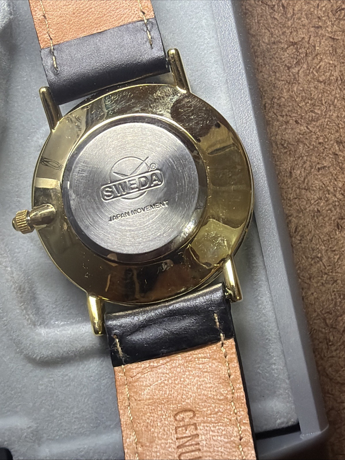 Sweda United States Postal Service (USPS) Japan Movement Gold/Black 9” NEW NOS!