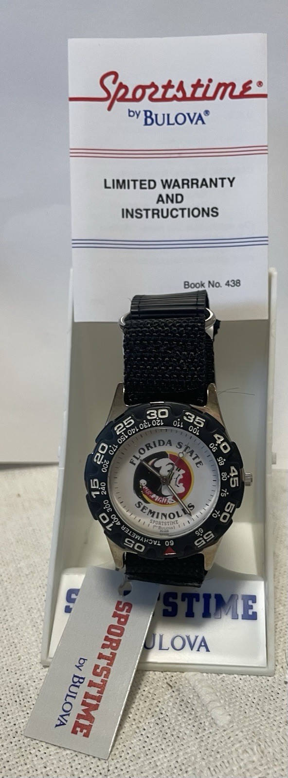 Bulova Sportstime Florida State Seminoles Watch in original package.