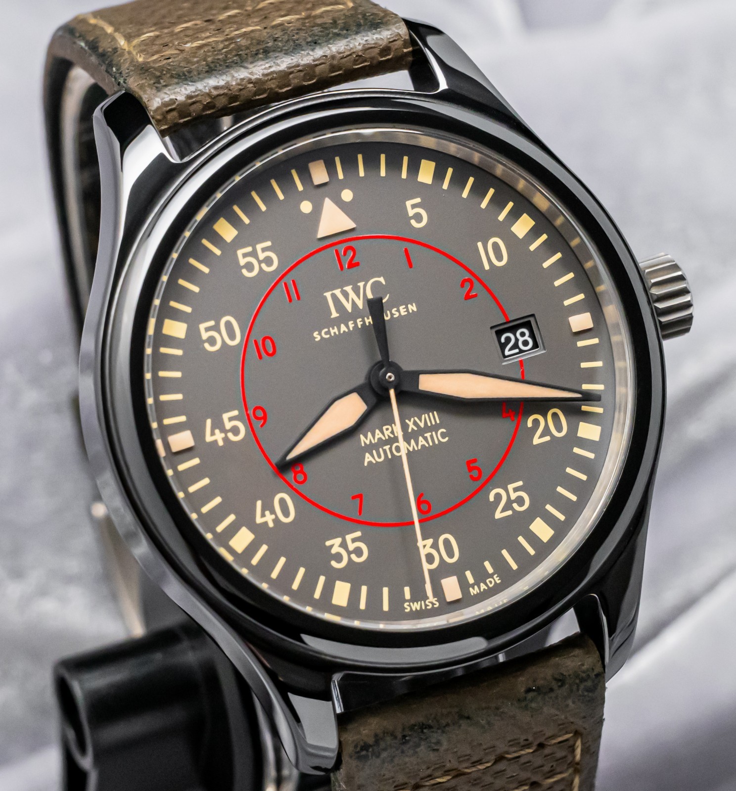 IWC Pilot’s Watch Mark XVIII Top Gun Miramar 41mm Paper Grey Dial IW324702