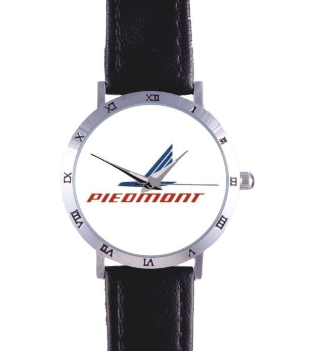 PIEDMONT WATCH: AIRLINES, PLANE, JET, PILOT, FLIGHT ATTENDANT, RARE COLLECTIBLE!
