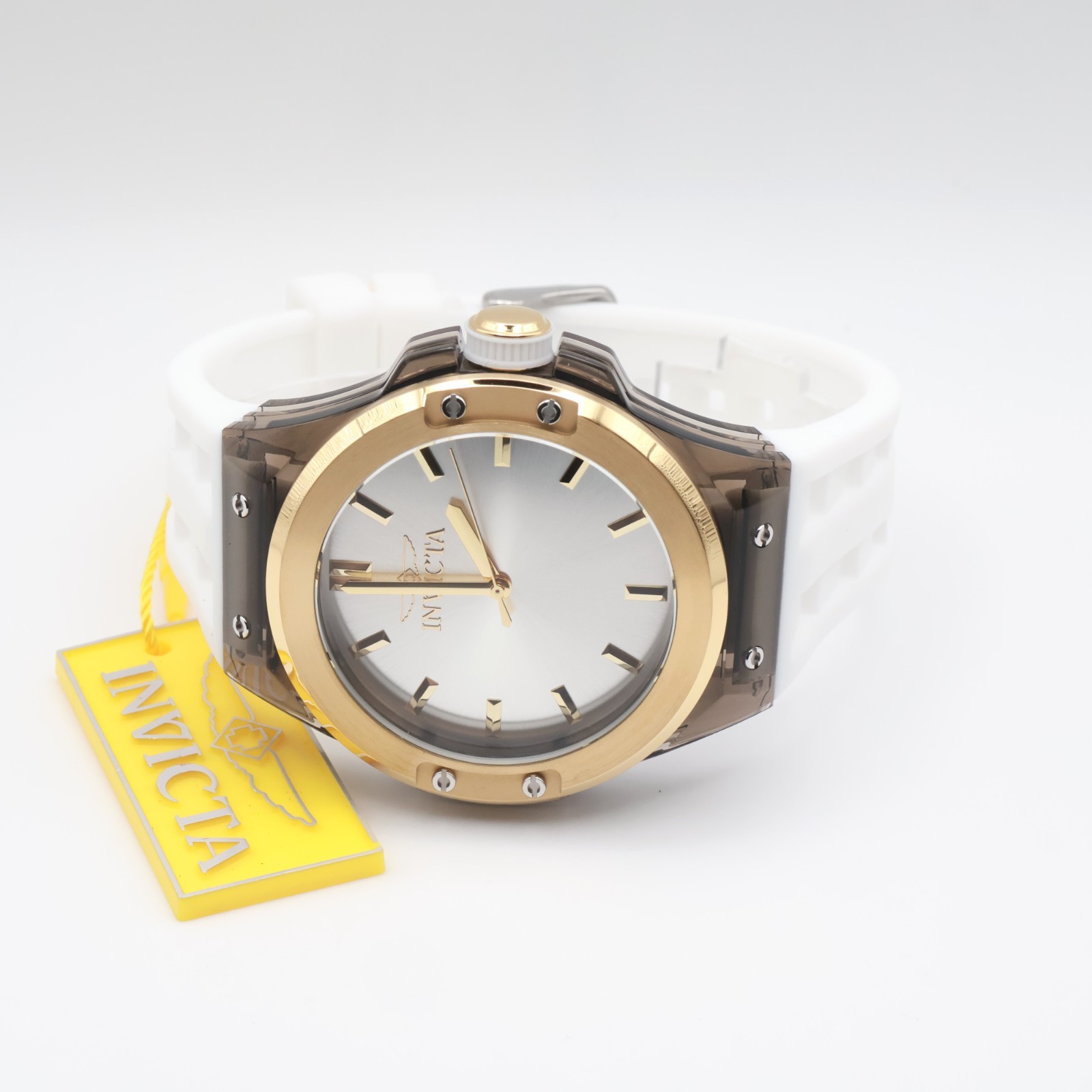 Invicta Sea Base Siphon Men’s Watch – 45mm, Black/White/Gold 50013 50MM