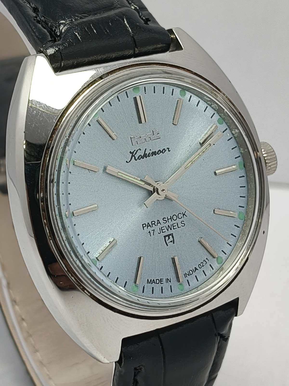 HMT Kohinooor 17J Hand Winding Wrist Watch For Men’s In Working Condition