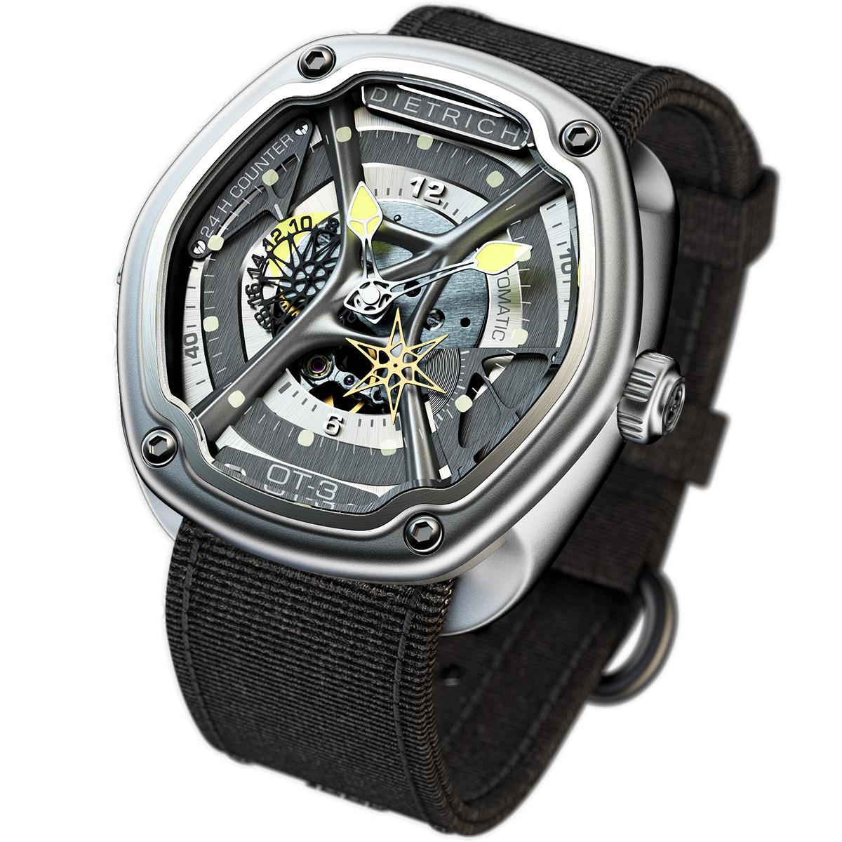 Dietrich Men’s Organic Time 46mm Automatic Watch DIETRICH-OT-1