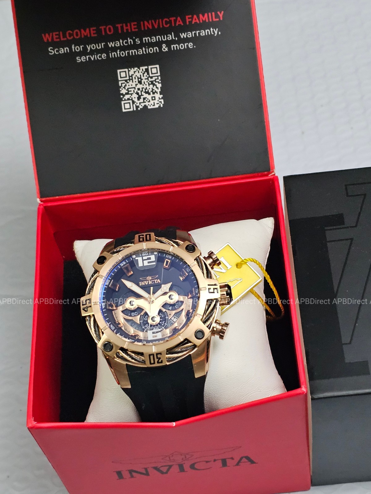 Invicta – BOLT EXCLUSIVE – 51mm SPINNING DIALS Chronograph – Quartz mens watch