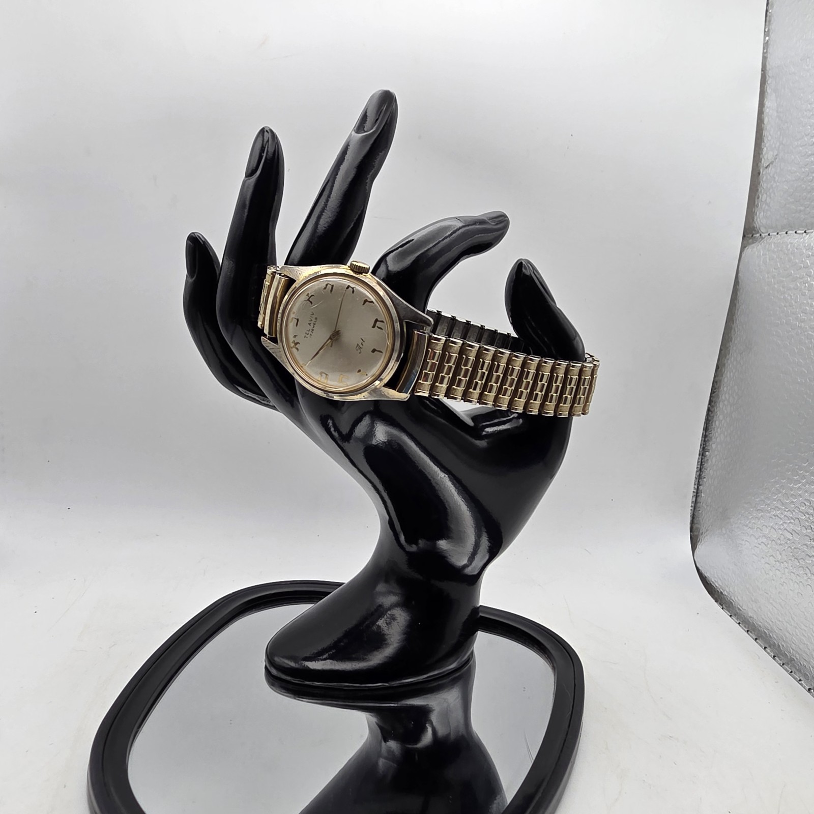 Vintage Tel Aviv Art Watch Hebrew Alphabet Dial Mechanical 17J French…