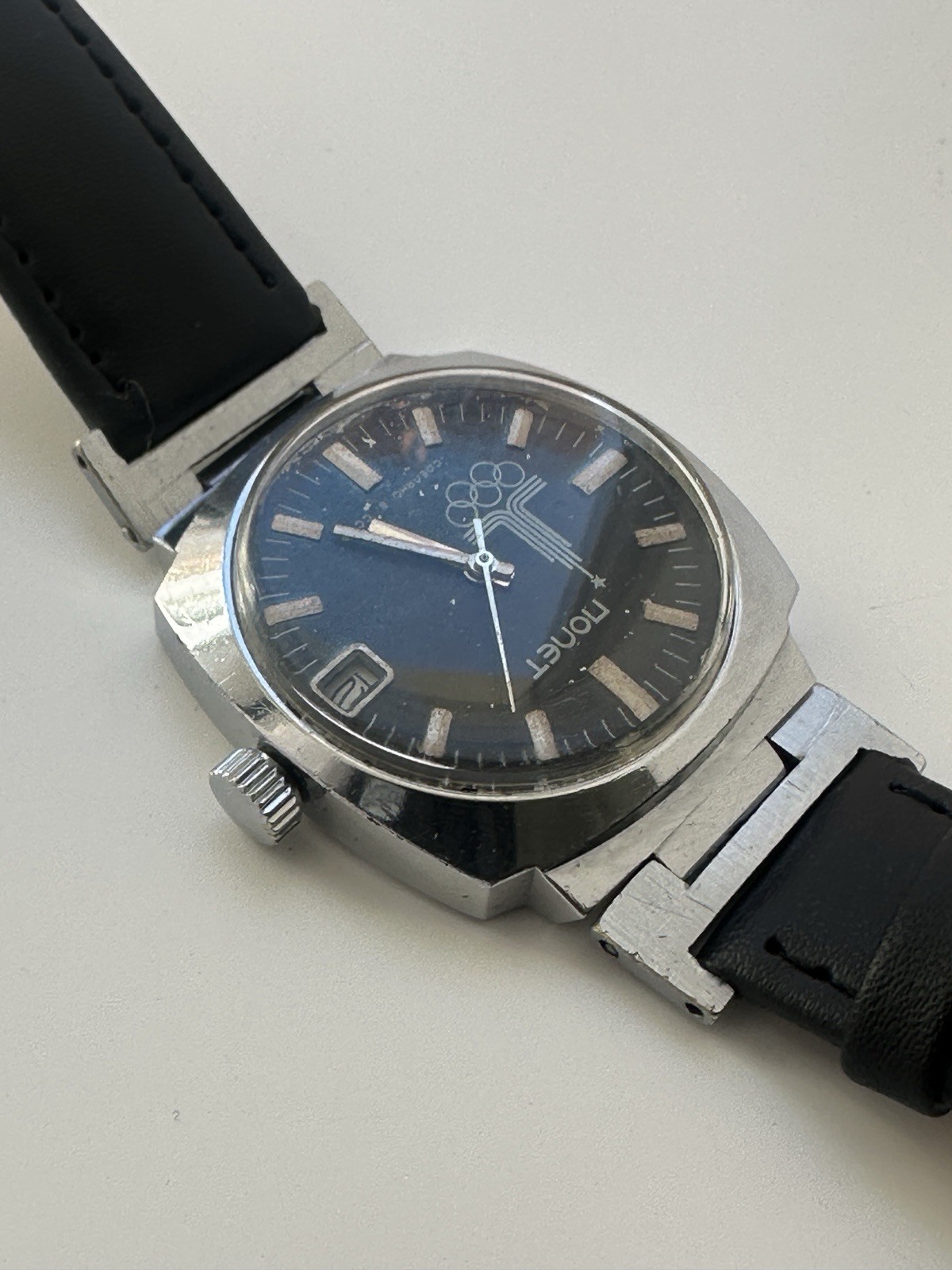 Poljot Olympian Congress USSR Wrist Watch 2614.2H 17 Jewels 1980s