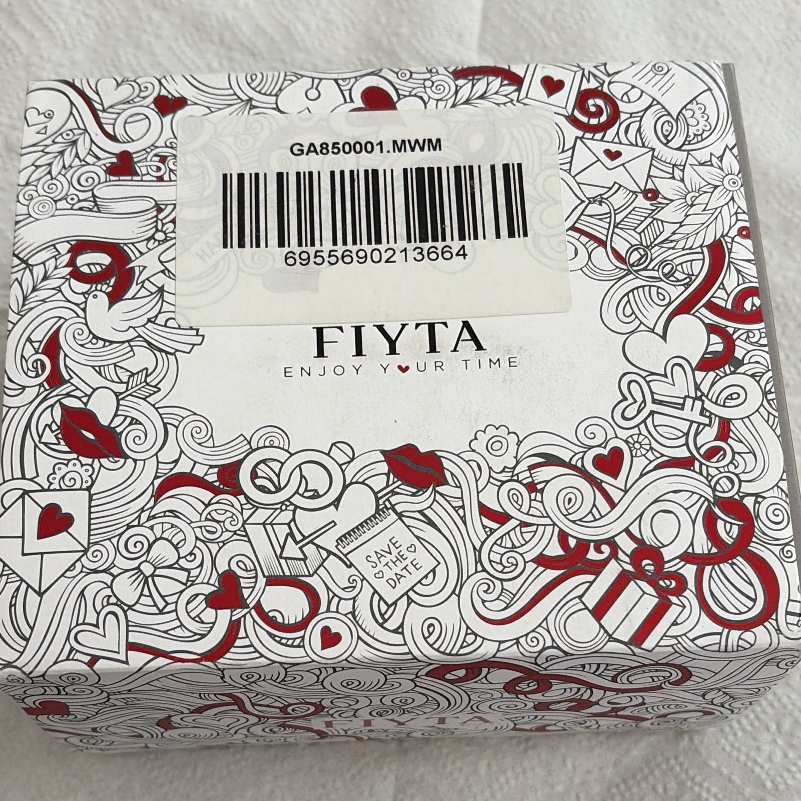 FIYTA Cycle Chic Automatic 41.5mm Two-Tone Watch Date 50m Box Manual
