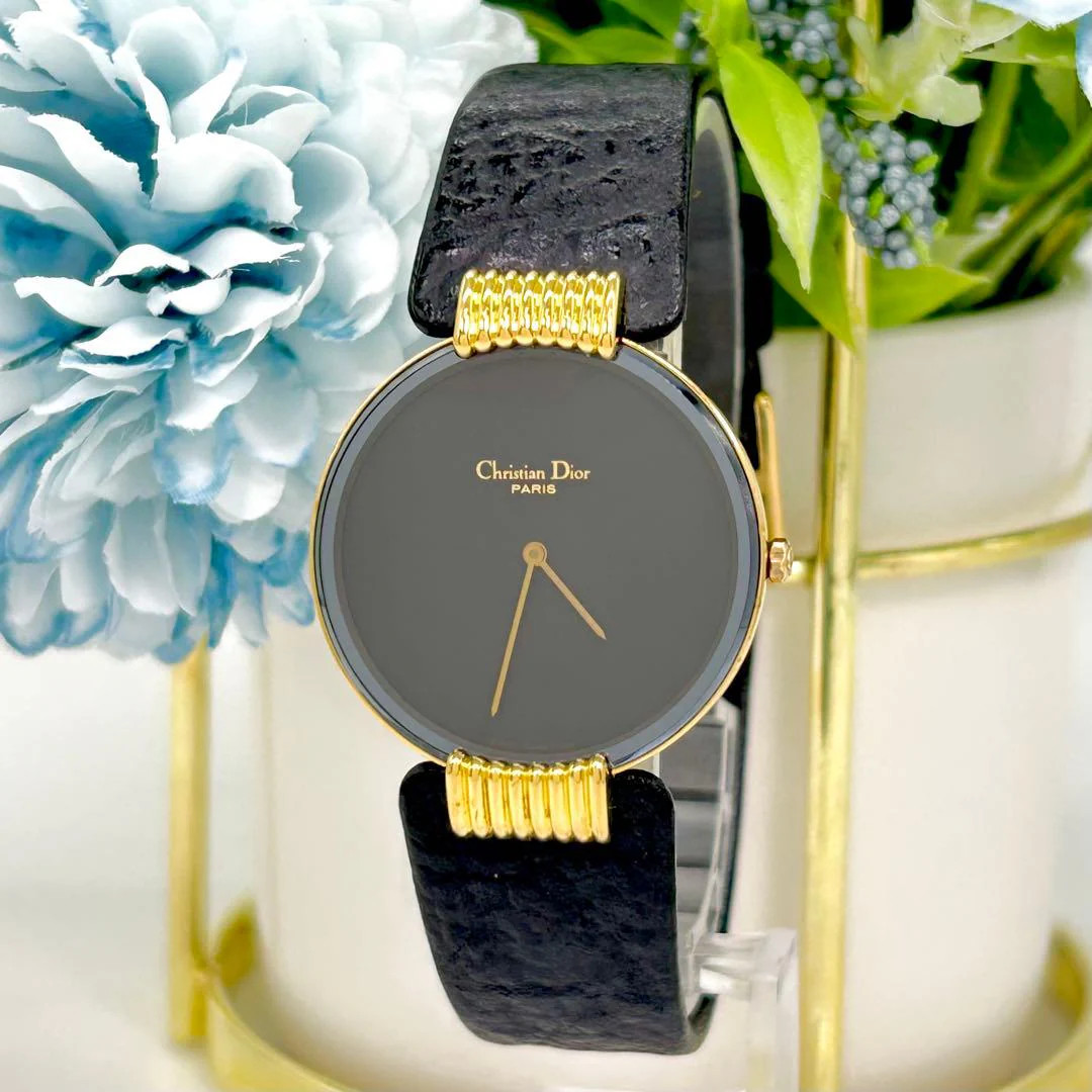 Christian Dior Bagheera Ladies Quartz Gold Plated Watch 1.26in