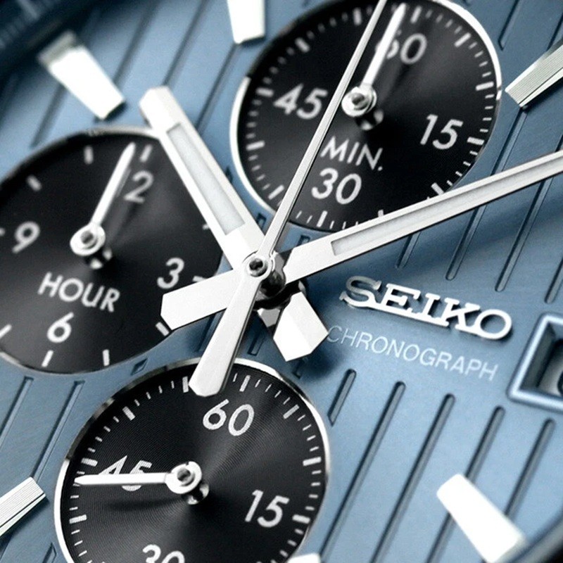 SEIKO SELECTION SBTR041 Stainless Steel Chronograph Quartz Watch 41mm