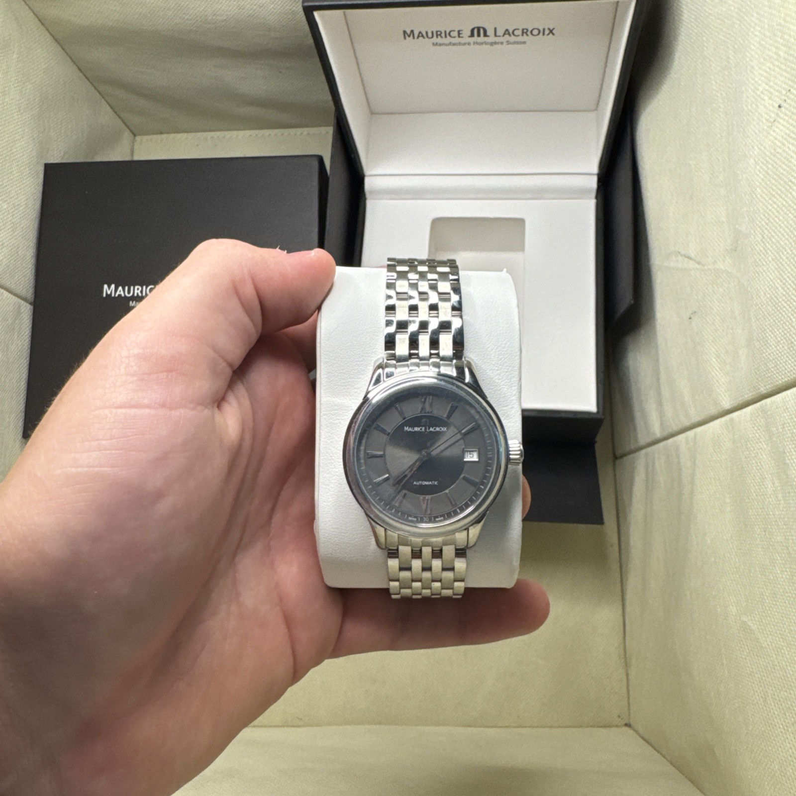Maurice Lacroix Les Classiques Date 38mm Swiss Automatic Men’s Watch LC6027