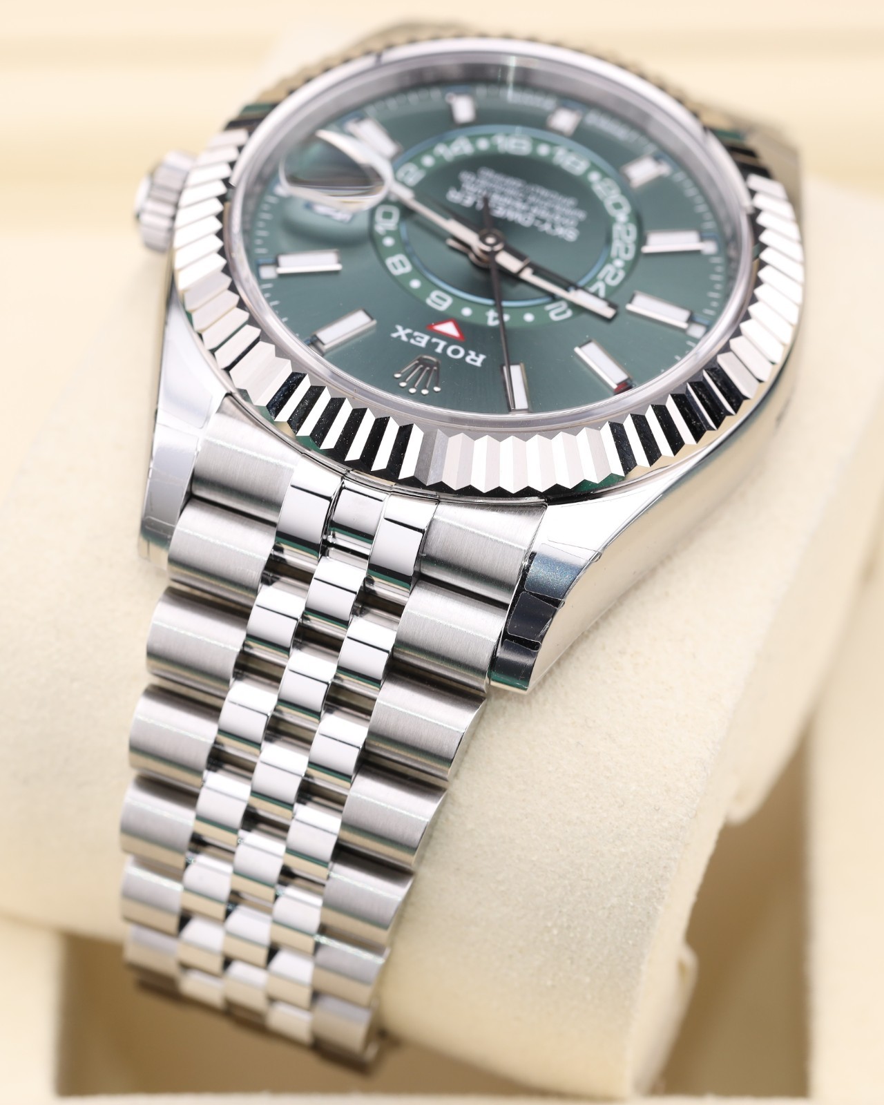 2026 Factory Stickers Rolex Sky-Dweller 42 Green Dial on Jubilee 336934