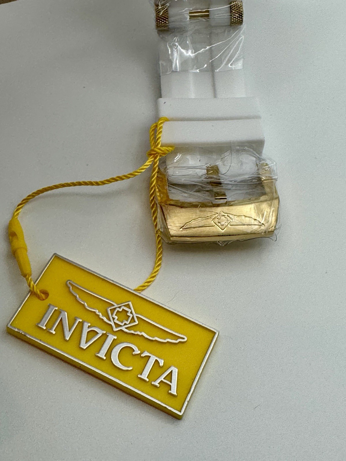 Invicta Coalition Forces Sniper 50218 50mm Gold White Watch NWT Box