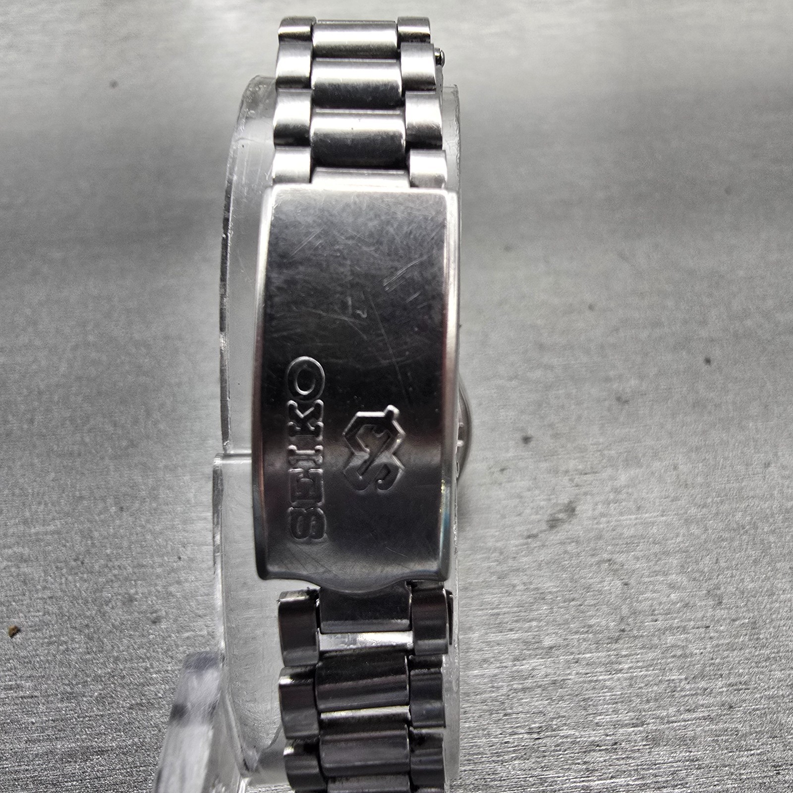 Seiko SQ Watch Women 24mm Bronze Dial Silver Tone Daydate 3423-0099 New Battery