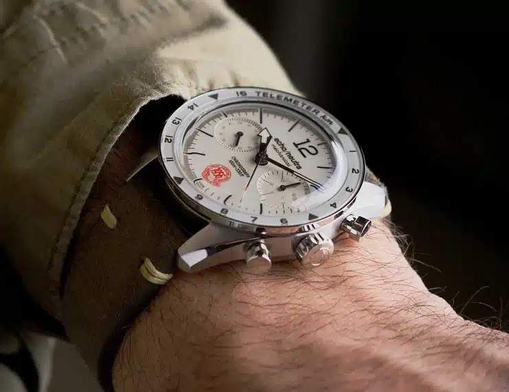 Echo/Neutra Cortina 1956 | Ivory Chronograph Swiss Made Hand winding LIMITED