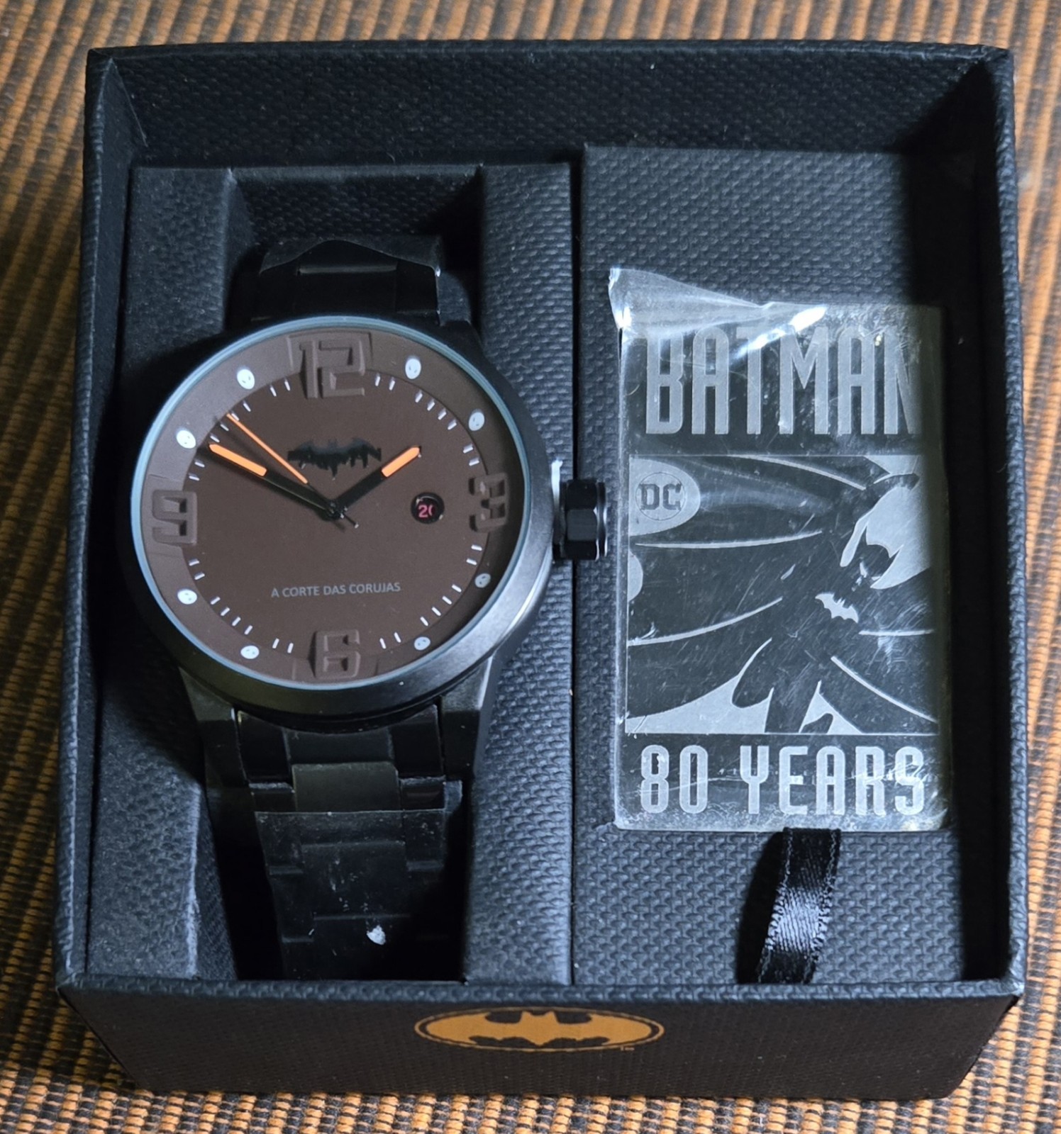 Mondaine Batman 80th Anniversary Collection Watch Limited Edition New With Box
