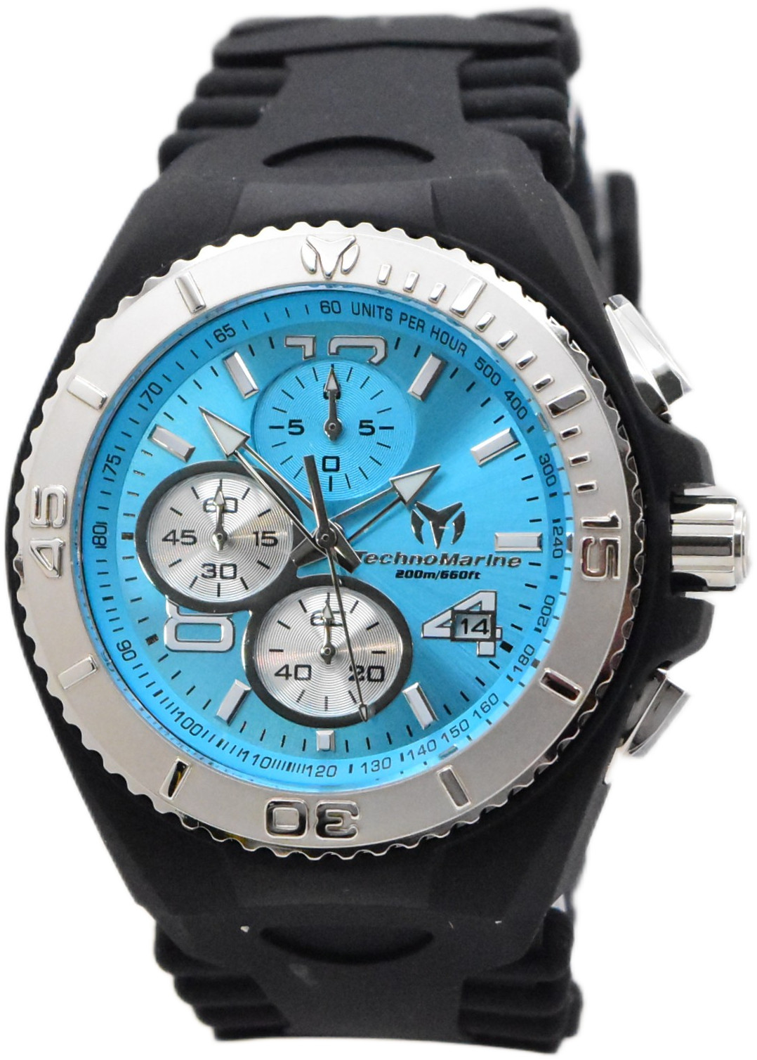 TechnoMarine Cruise JellyFish Men’s 46mm Blue Dial Chrono Watch TM-125041