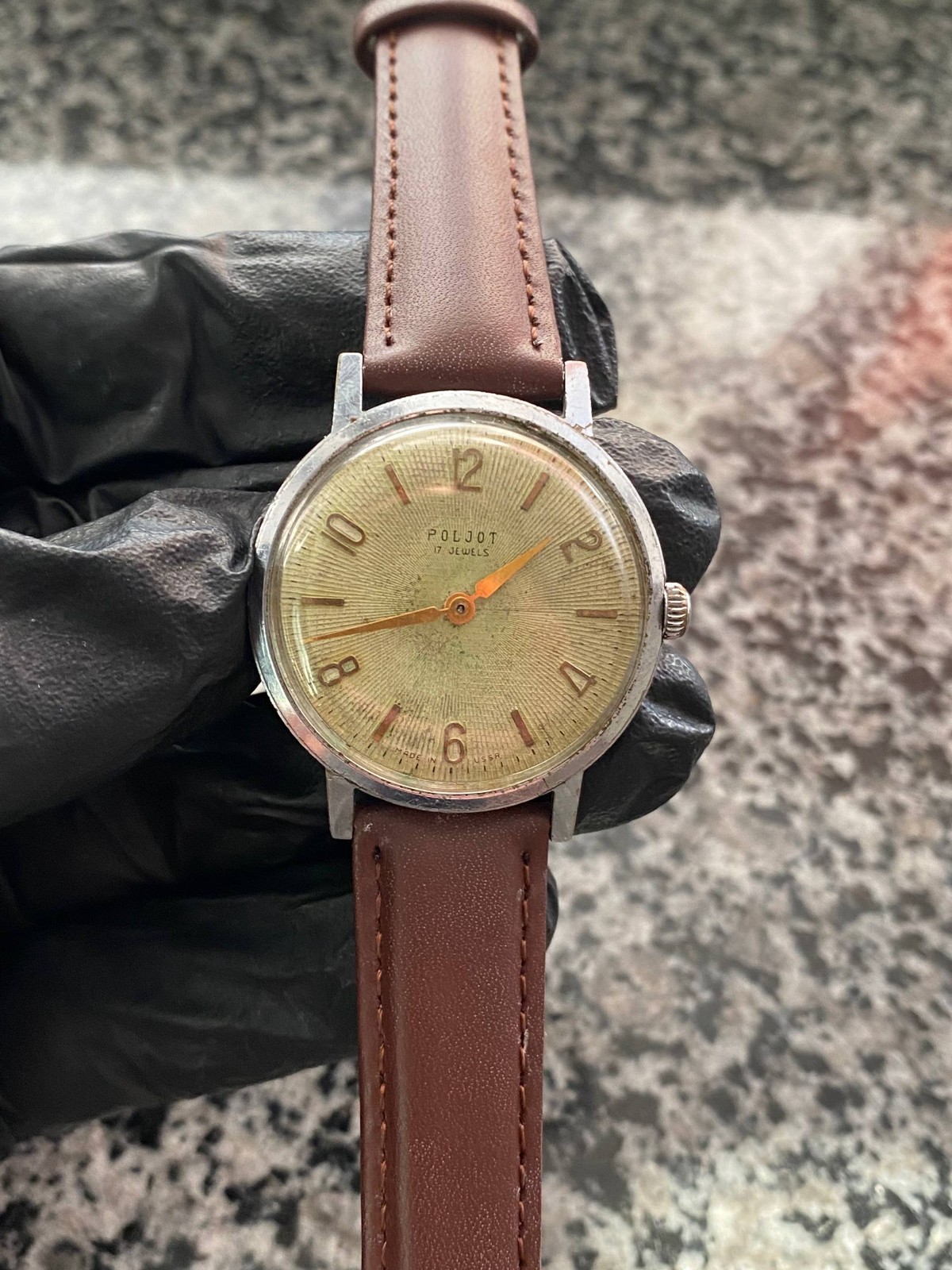 Vintage Poljot Watch mechanical Original Wristwach Rare Men’s