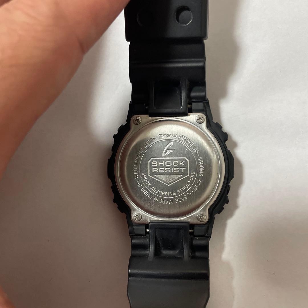[Fully Functional] G-SHOCK DW-5600MS Military Black Inverted LCD 〔NEW〕