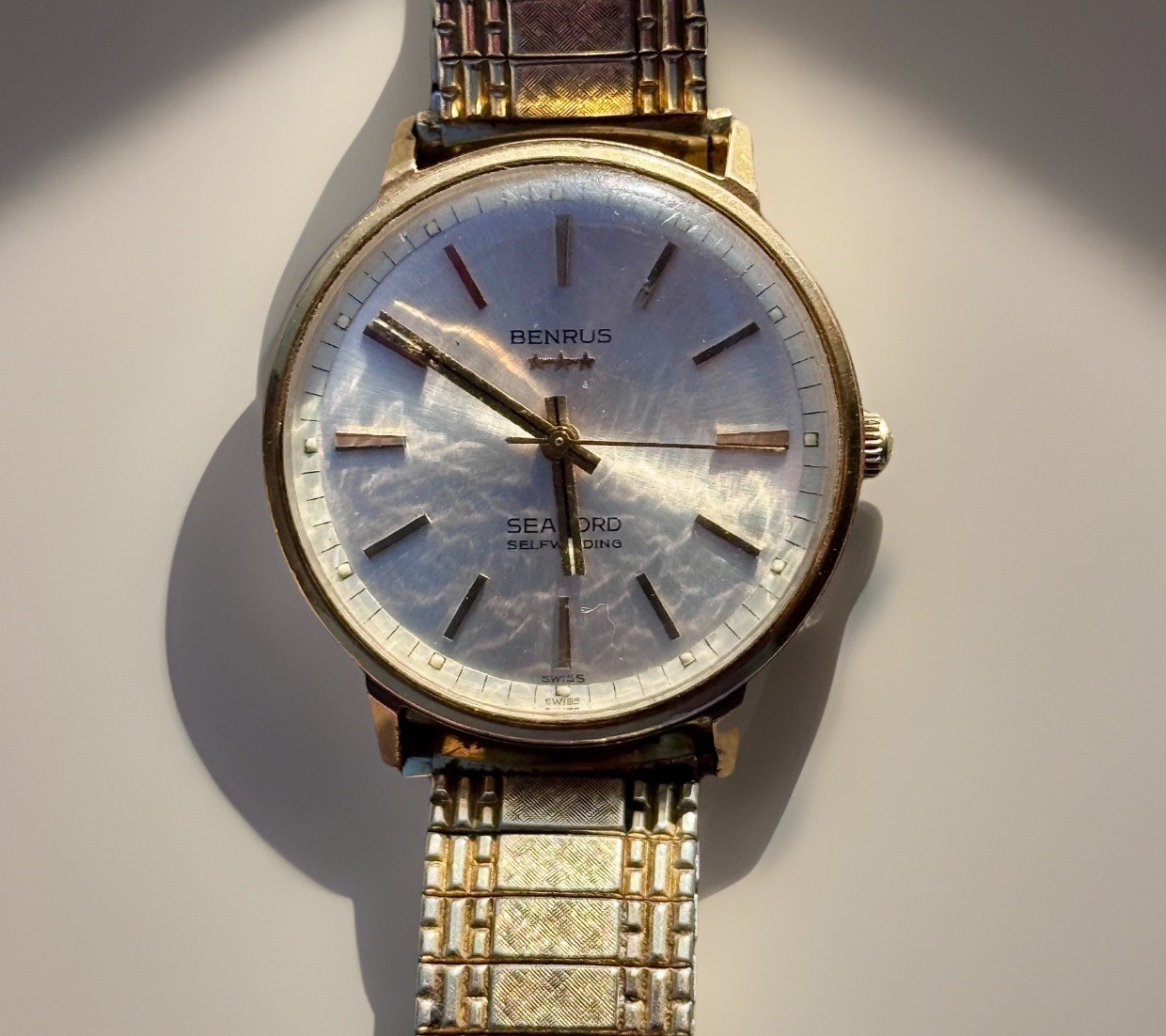 1960s Benrus Sea Lord Automatic Watch Series 1345 W/ Original Box – RUNS Vtg