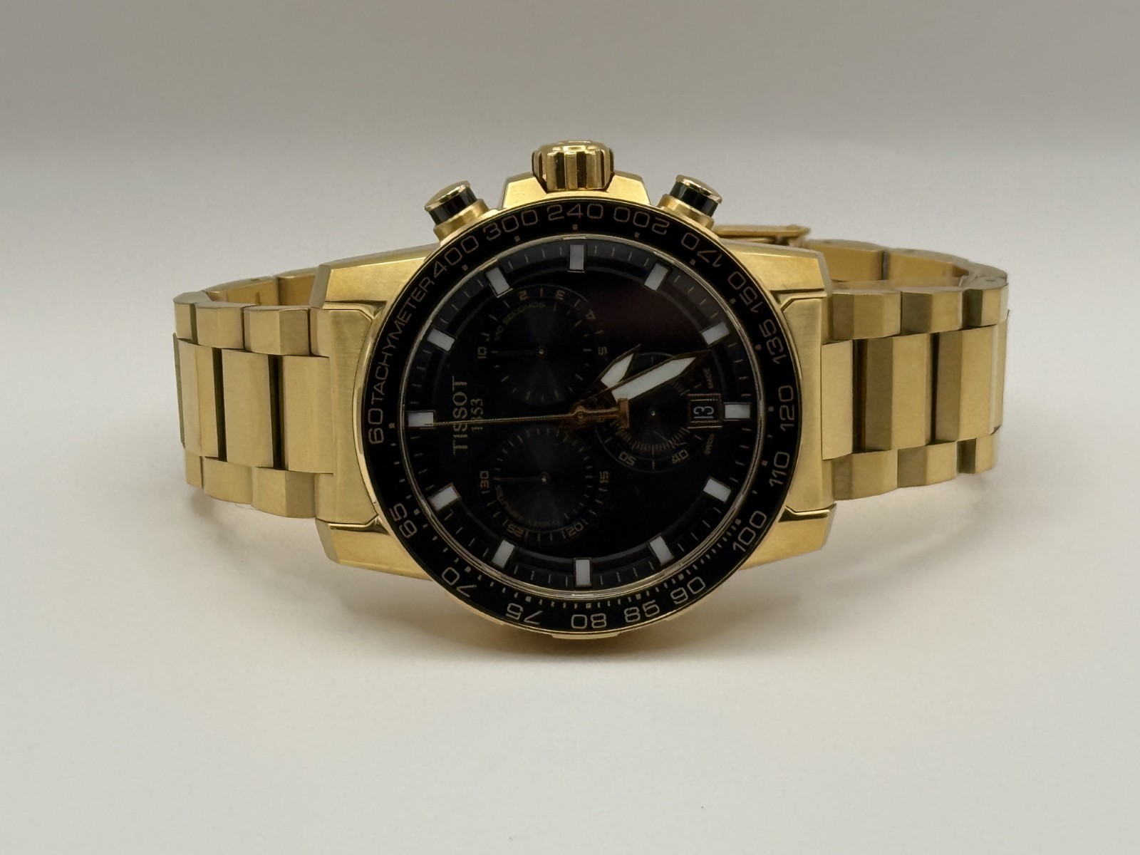 Tissot T-Sport Chronograph Quartz Black Dial Watch 45.5MM T125.617.33.051.01