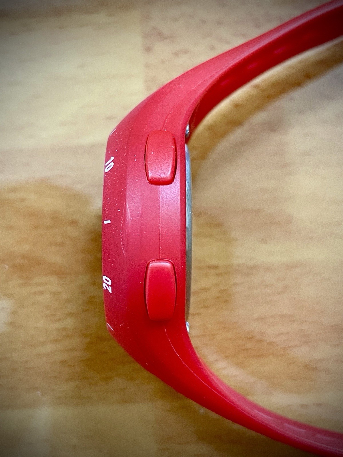 PUMA Women’s Watch P6023- Puma 3 LCD, Red Tone Polycarbonate – New!