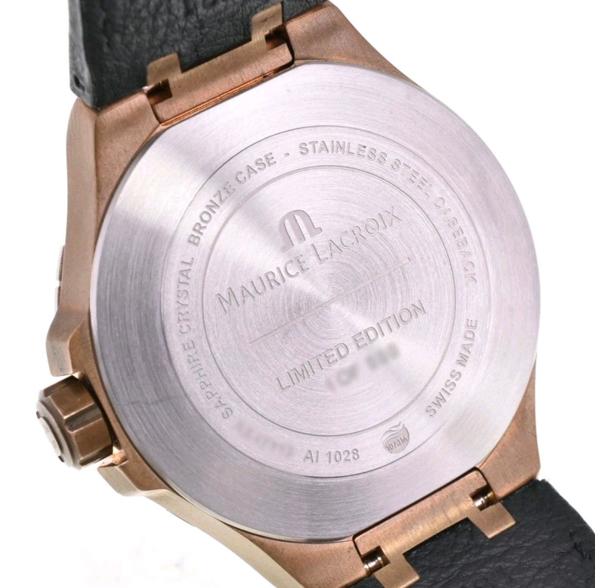 MAURICE LACROIX Aikon Bronze AI1028-BRZ01-420-1 Quartz Movement Watch – Boxed