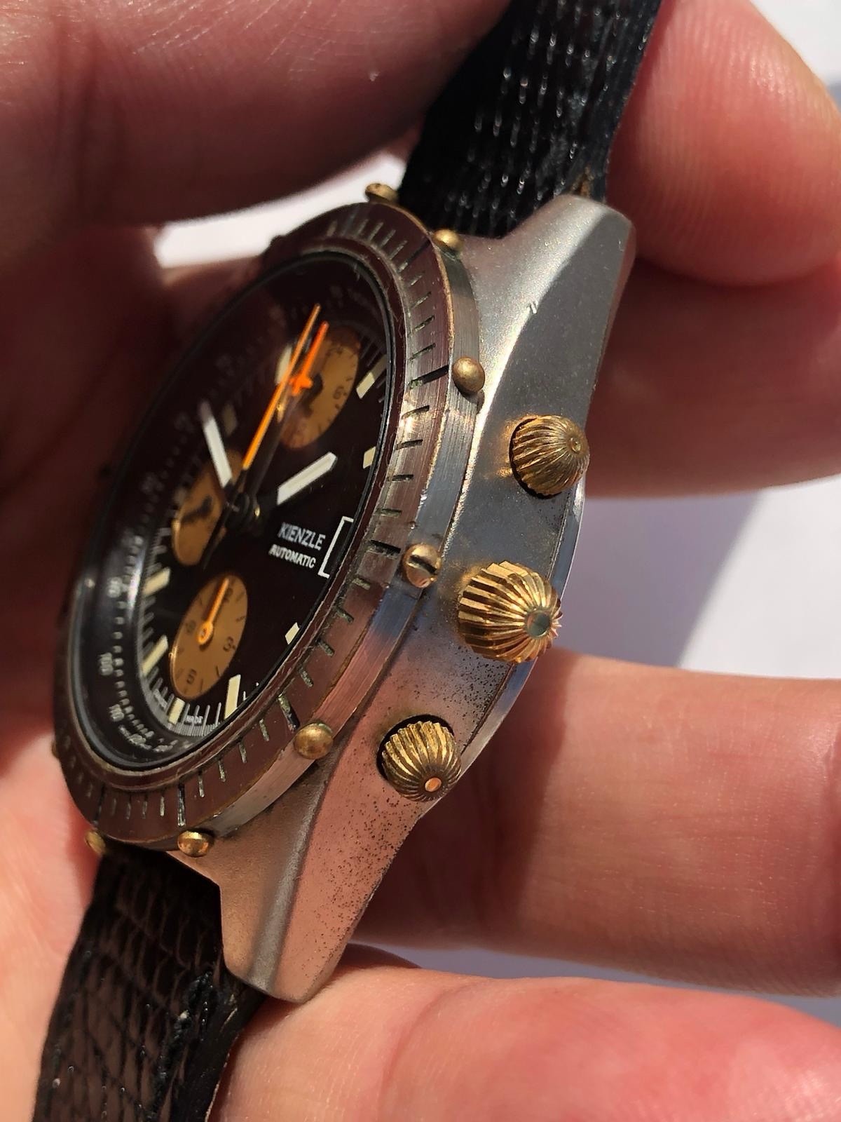 Kienzle Lemania 5100 By Rare Automatic Chronograph Good Working
