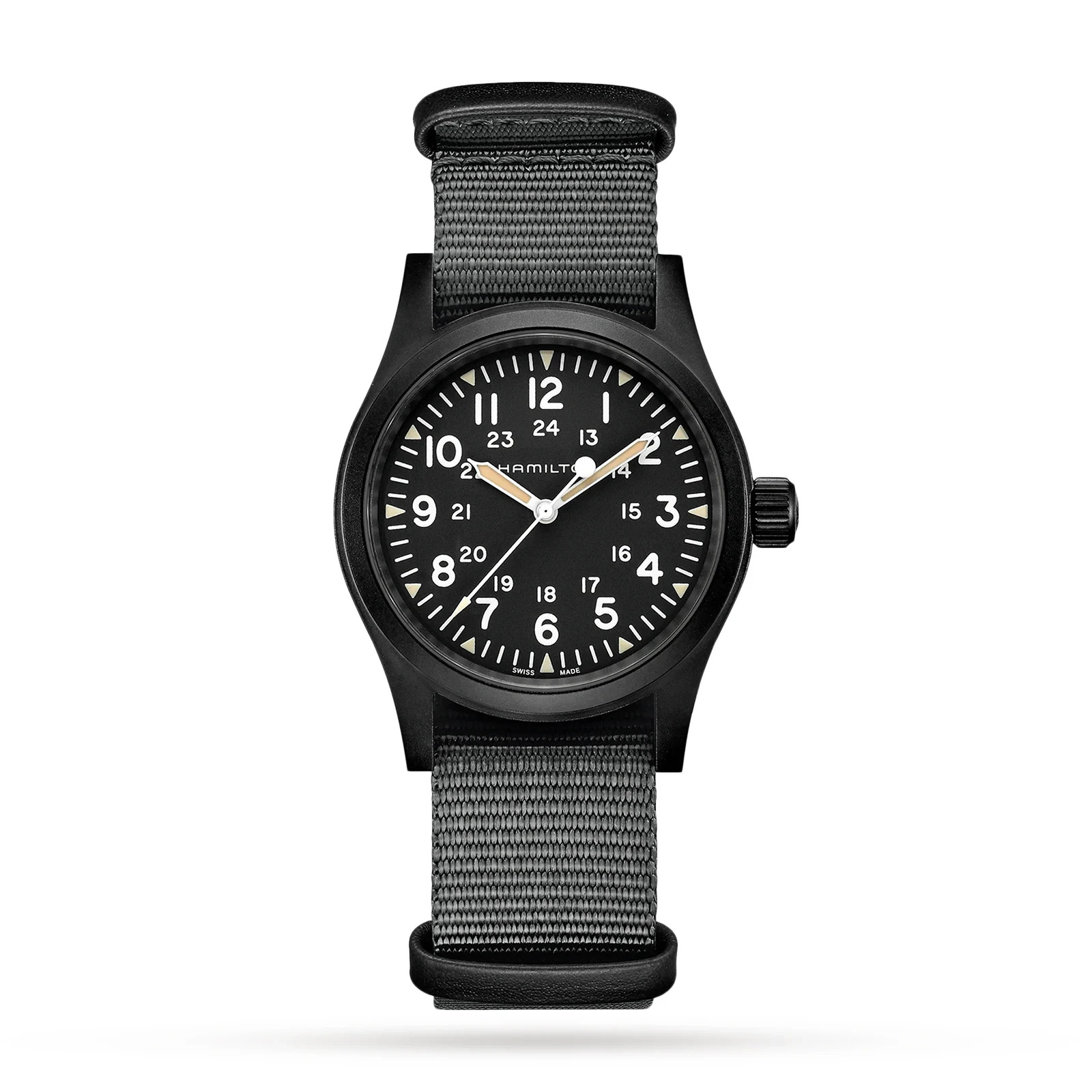 New Hamilton Khaki Field 38MM Black Dial Men’s Watch H69409930