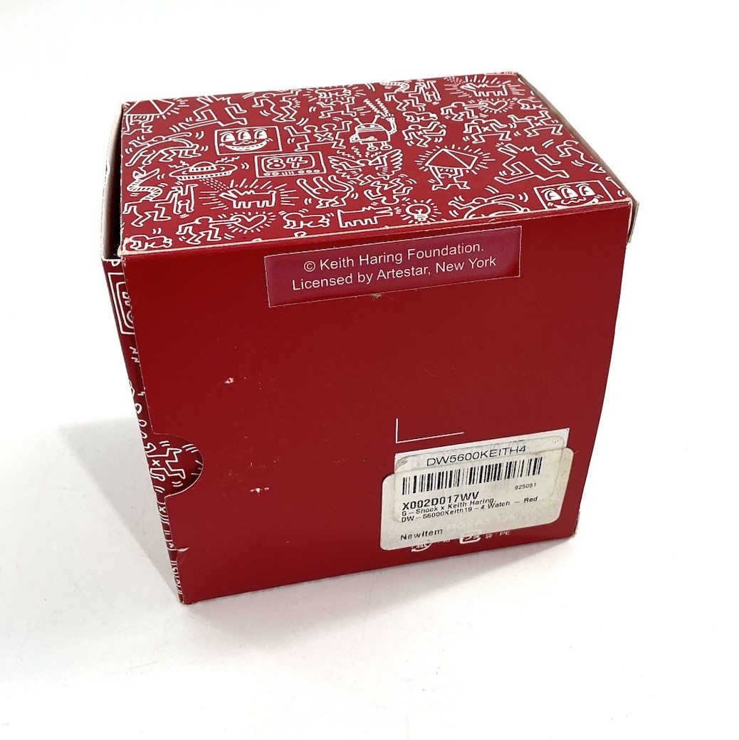 Casio G-Shock x Keith Haring Limited Edition Red Watch – NEW – DW5600KEITH4
