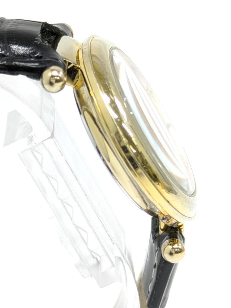 Vivienne Westwood Orb Black Quartz Watch Wristwatch Japan Used 071177