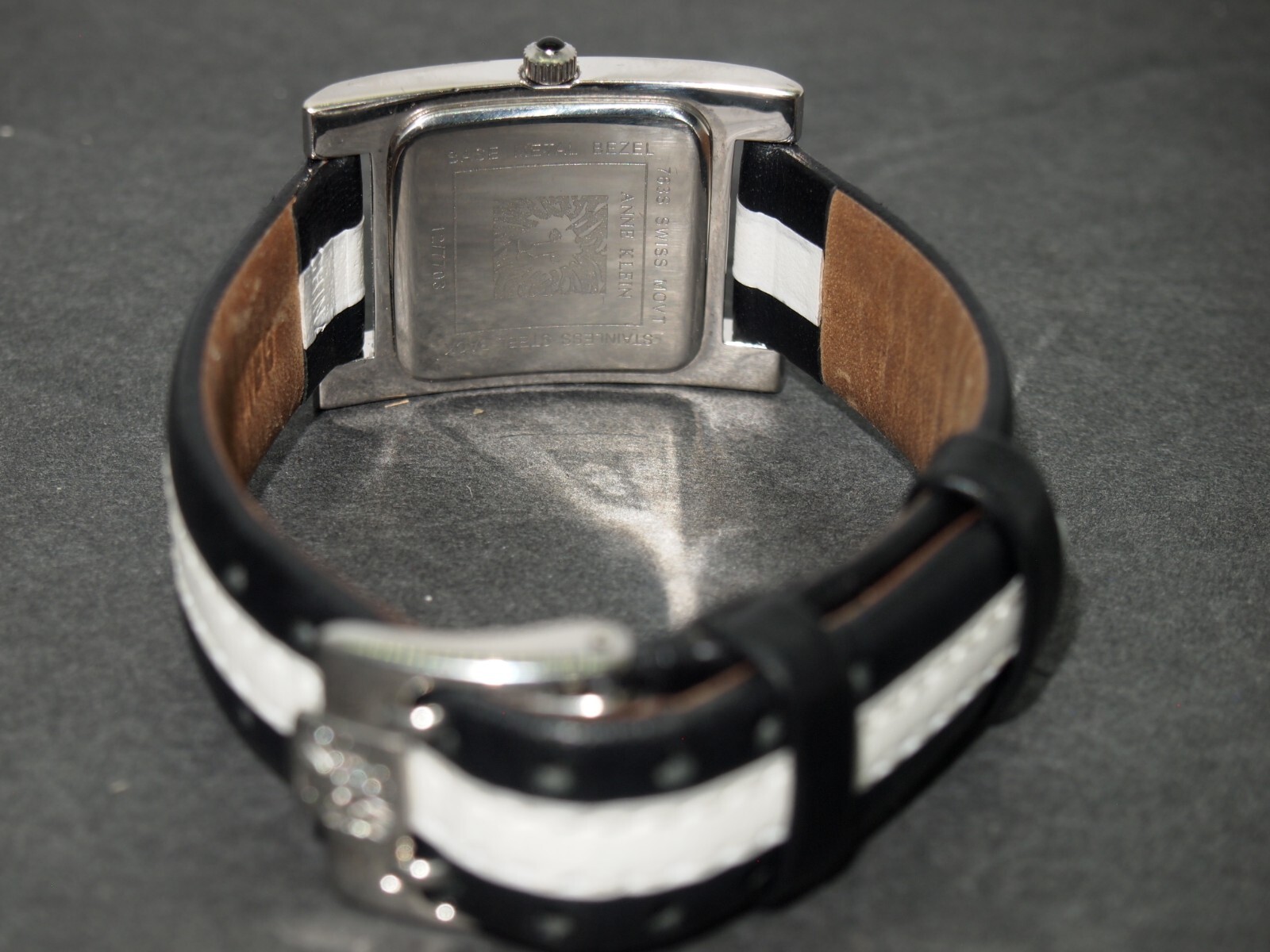 Anne Klein Ladies12/7703 black and white
