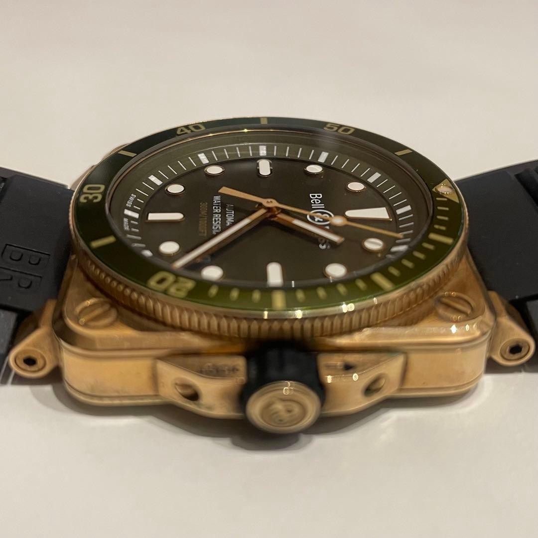 Bell & Ross BR 03-92 Diver Bronze Green Dial Limited Edition 42mm Watch used JP