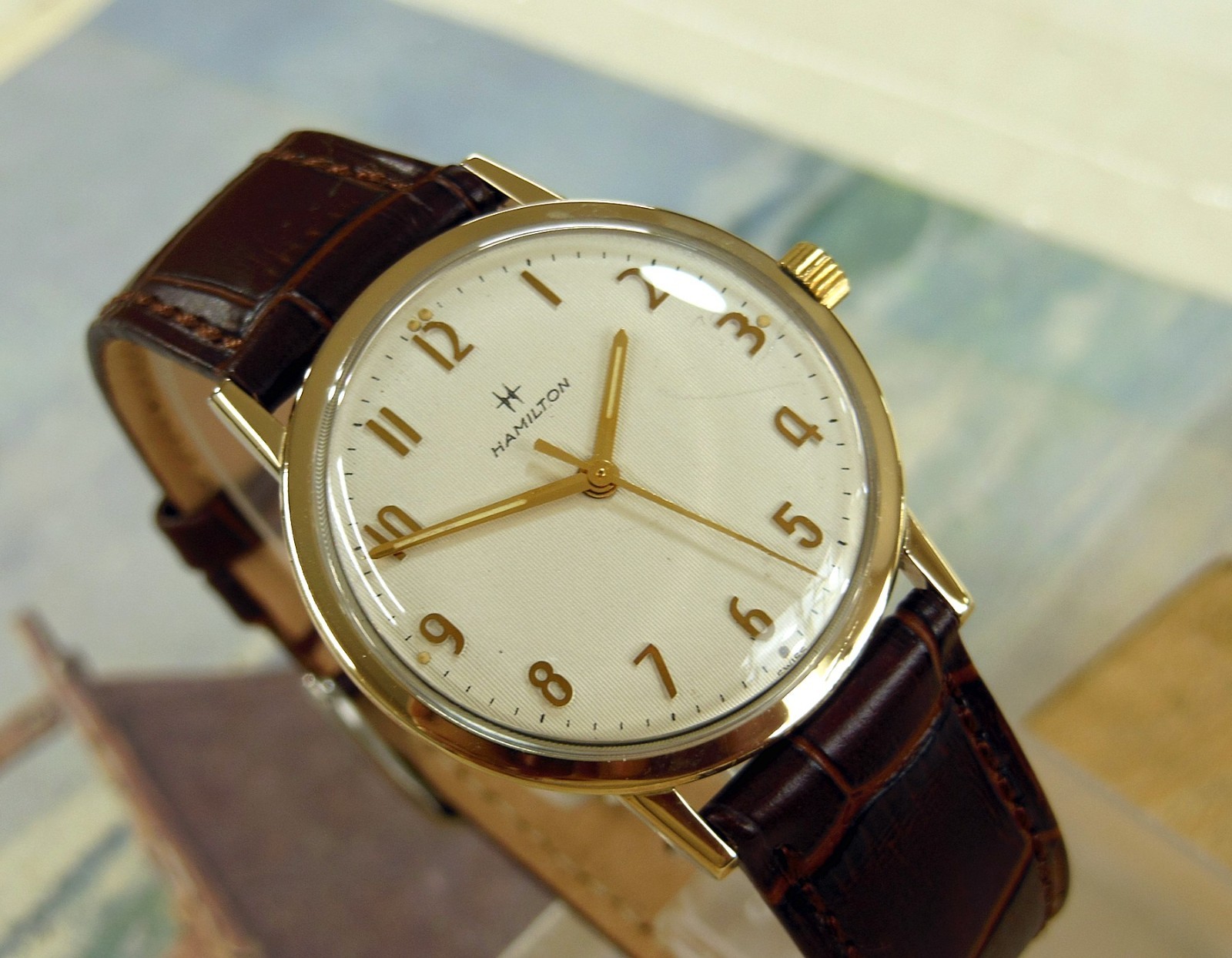 1960’s Vintage HAMILTON Manual Wind , Stunning Dial, Serviced with warranty