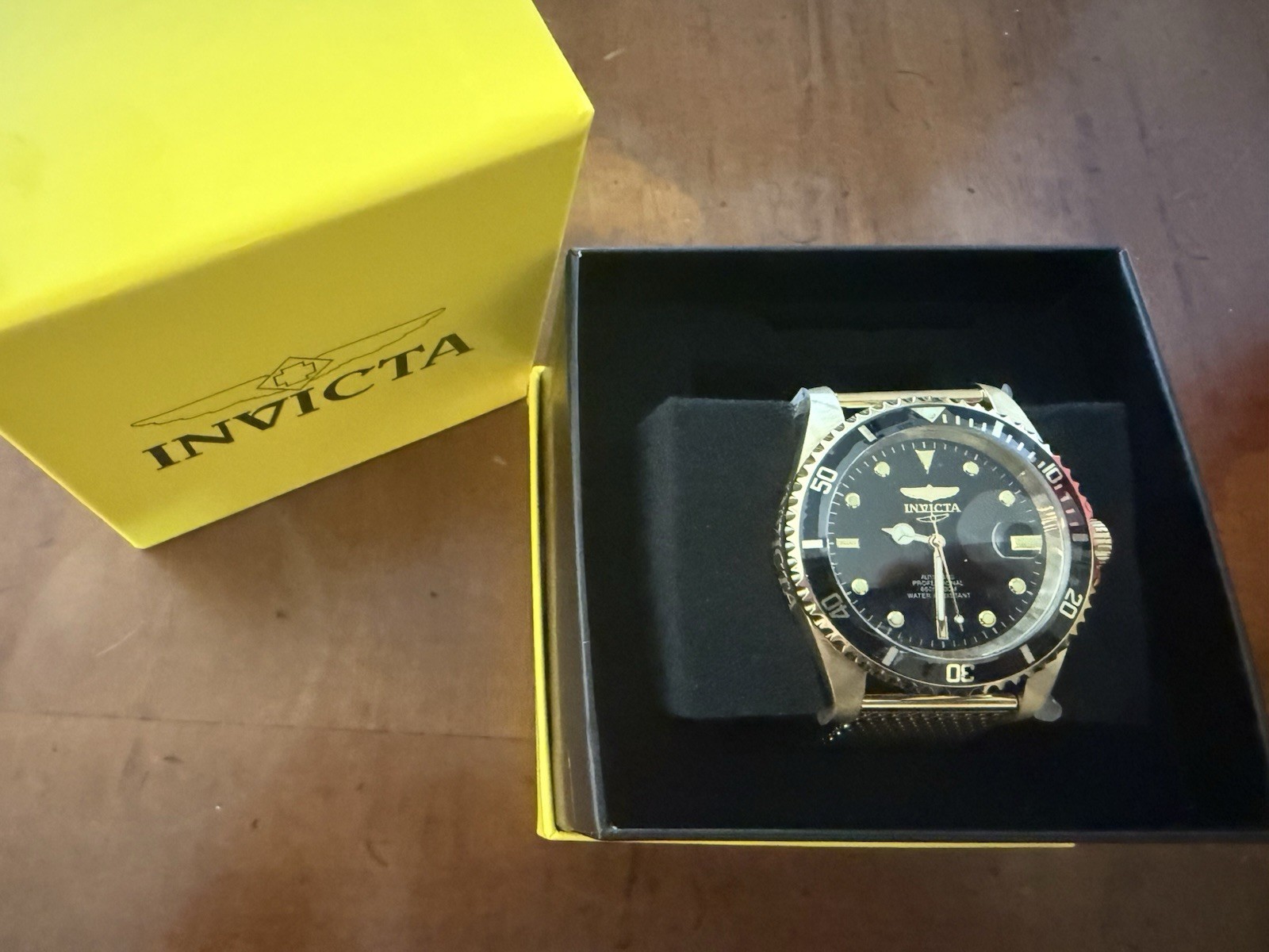 Invicta Pro Diver Automatic Yellow Gold Men’s Watch (47966)