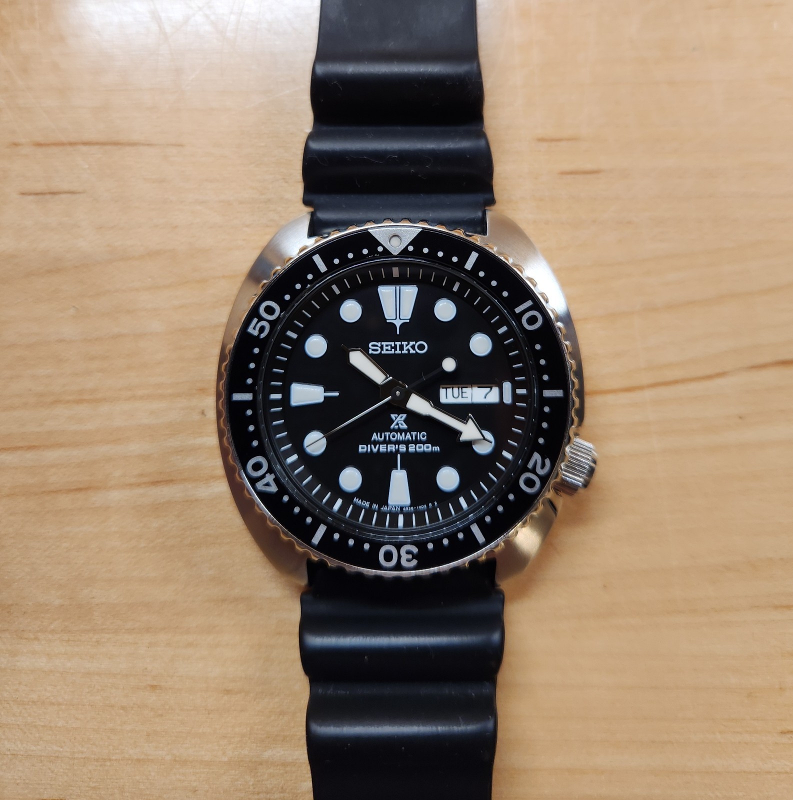 Seiko Turtle Prospex SRPE93 Automatic Dive Watch – 5 OEM Straps