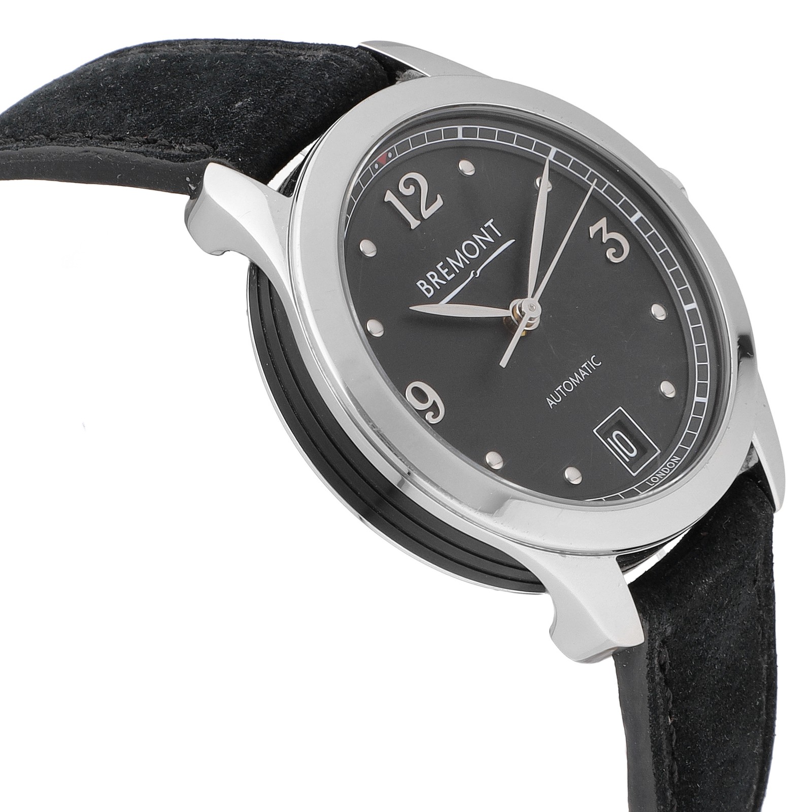 Bremont Solo 34 Black Dial Automatic 34mm Ladies Watch SOLO34-AJ-BK-R-S