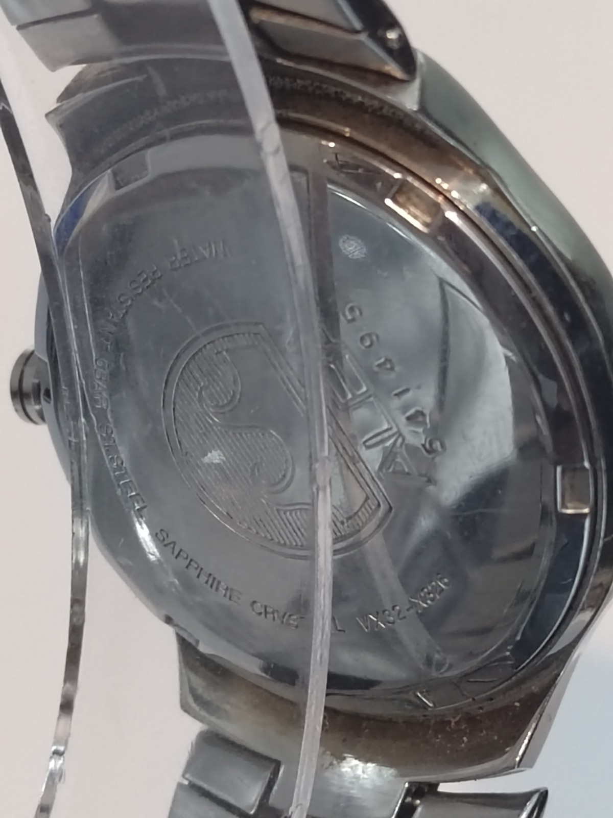 ALBA Men’s Stainless Steel Watch – Sapphire Crystal, Date Display, WR50M
