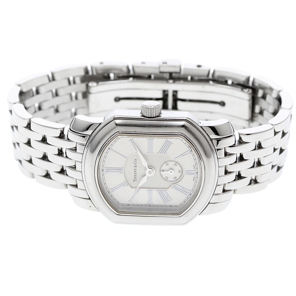 TIFFANY&Co. Mark coupe Small seconds Silver Dial Quartz Ladies Watch_967110