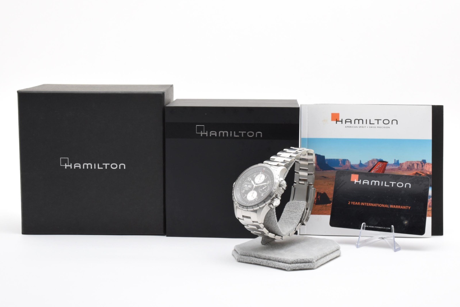 [Box,Paper] MINT Hamilton Khaki X-Wind Auto Chronograph Men’s Watch Japan