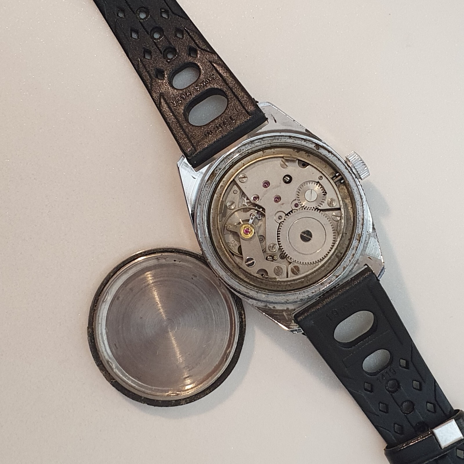 OSCO AQUATIC 36mm Mechanic Cal. Men’s Vintage SkinDiver Watch OS In House 1960