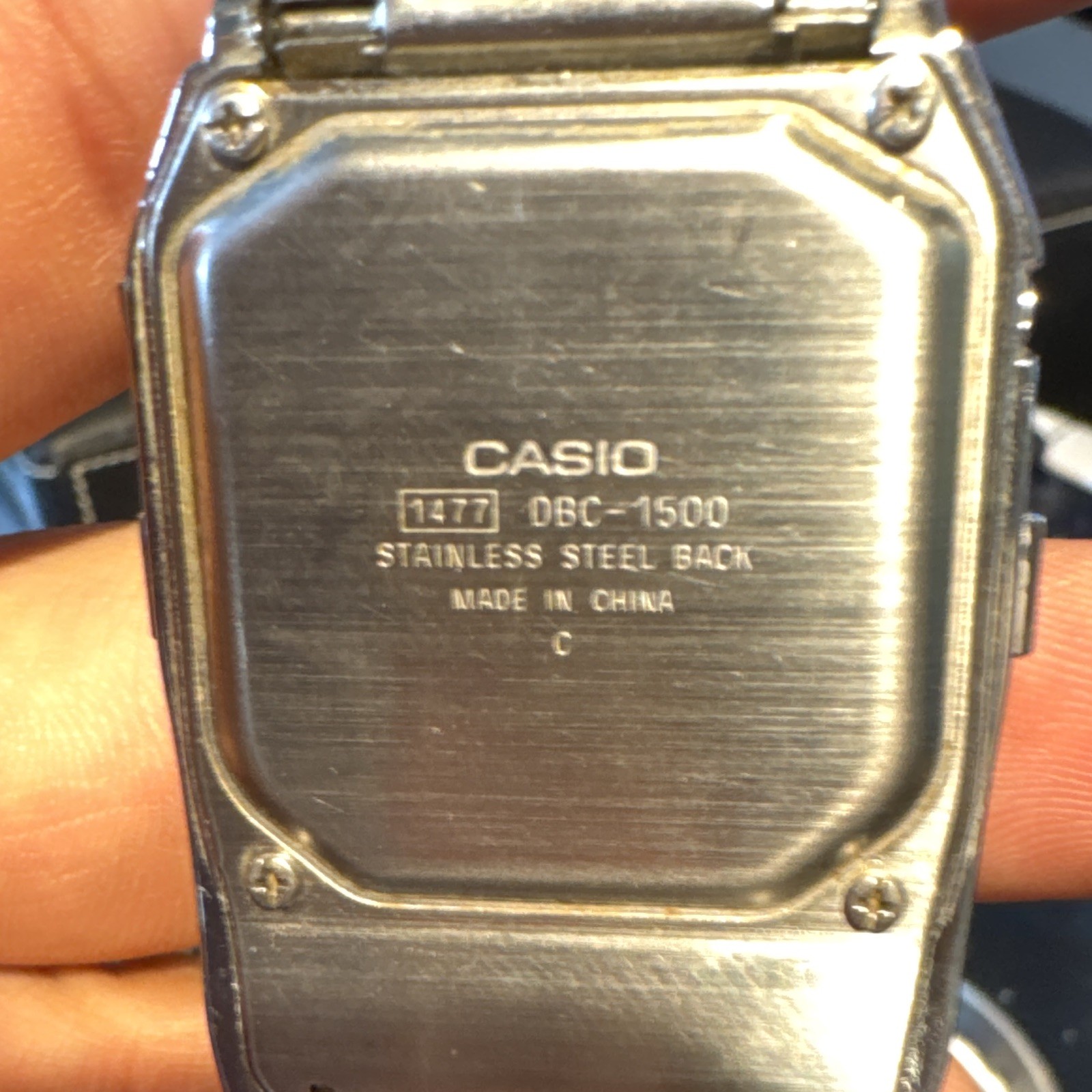 Casio Data Bank 150 Telememo Calculator Illuminator Day/Date Digital Quartz