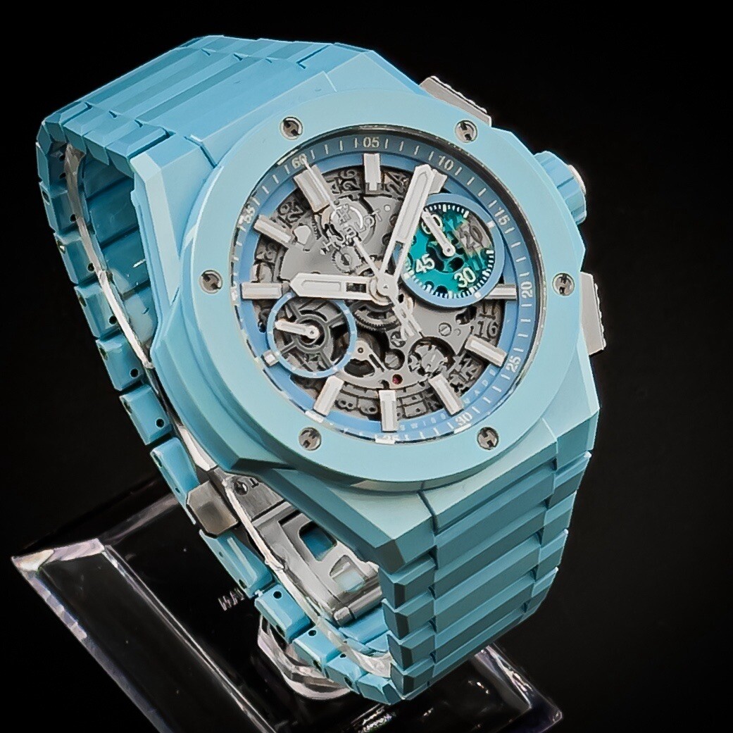 Hublot Big Bang Integrated Sky Blue Ceramic – Limited Edition 451.EX.5120.EX
