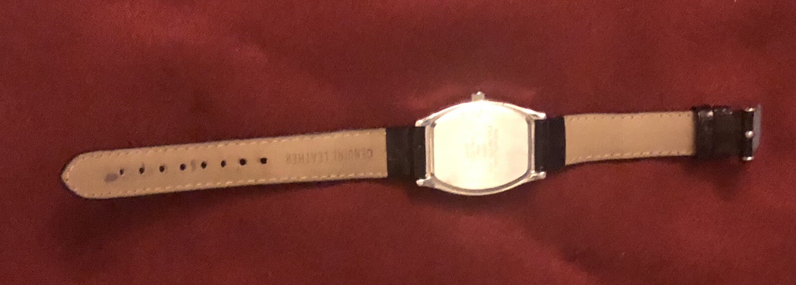 AK Anne Klein Lady’s Formal Dress Quartz Watch Leather Band With Gift Box