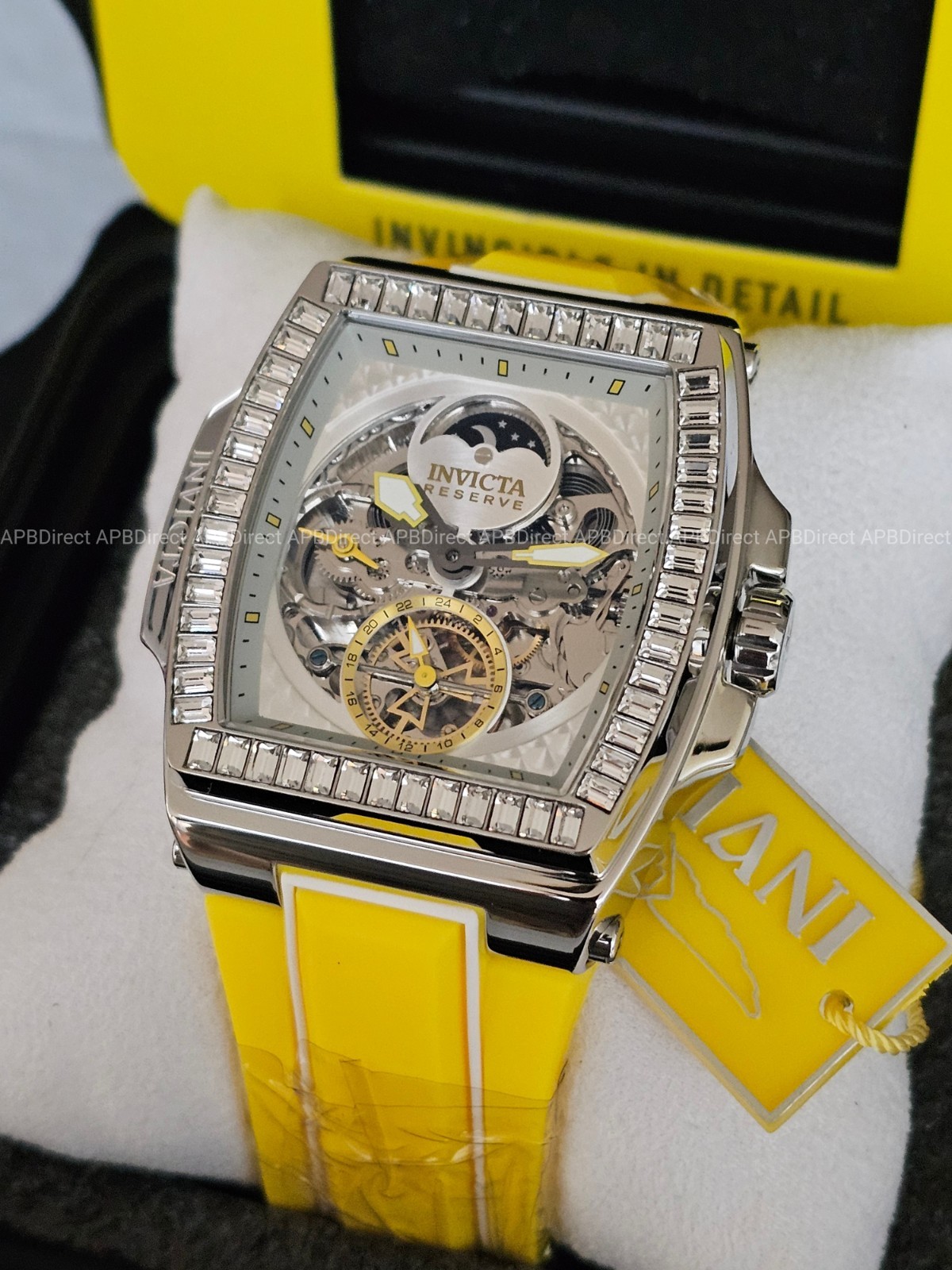 Invicta – S1 Rally – DIABLO – Dual Time Automatic – Yellow – Reserve Mens Watch