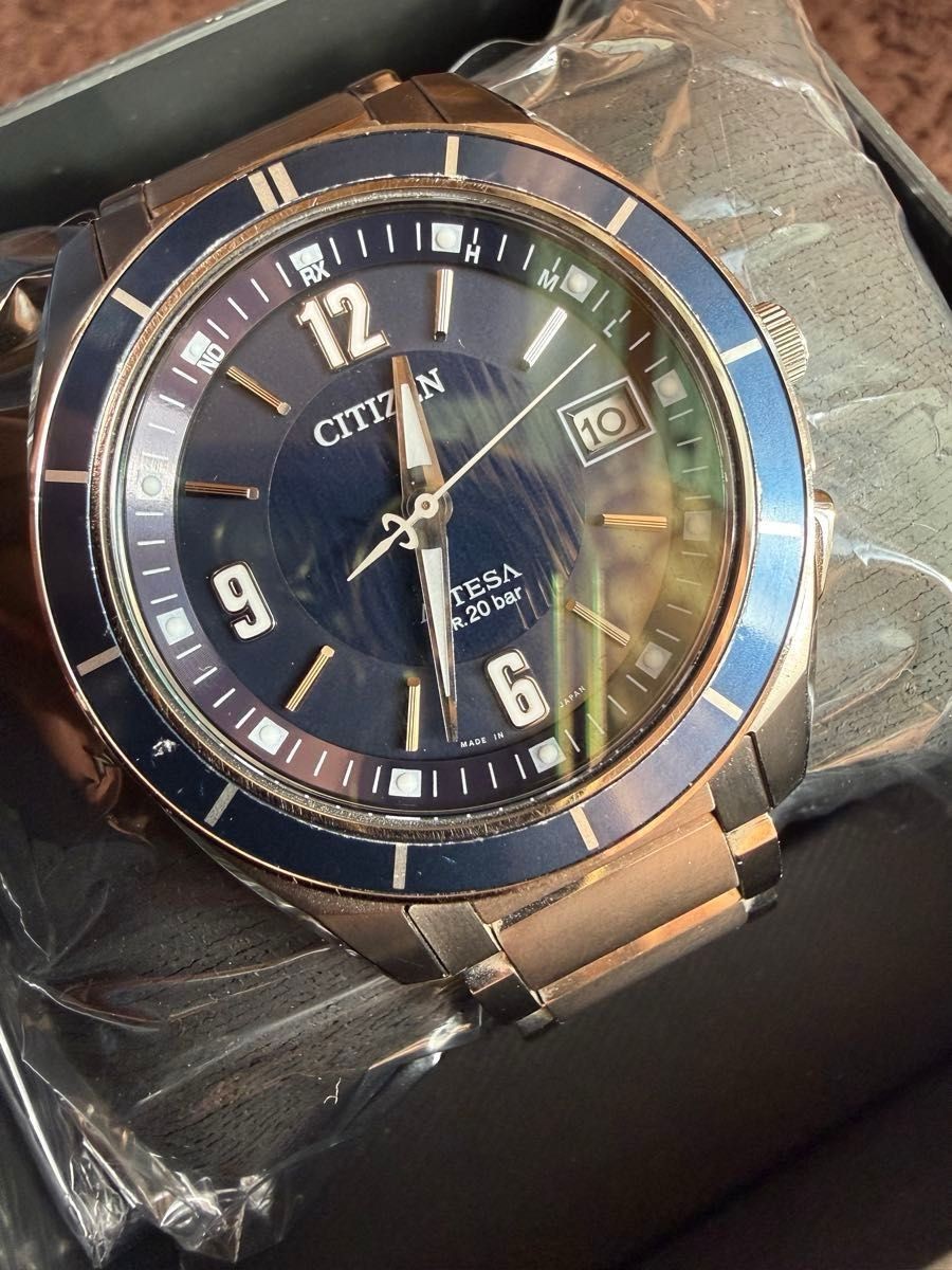 Citizen Attesa Eco-Drive Quartz Titanium 20BAR 42mm Men’s Watch Japan