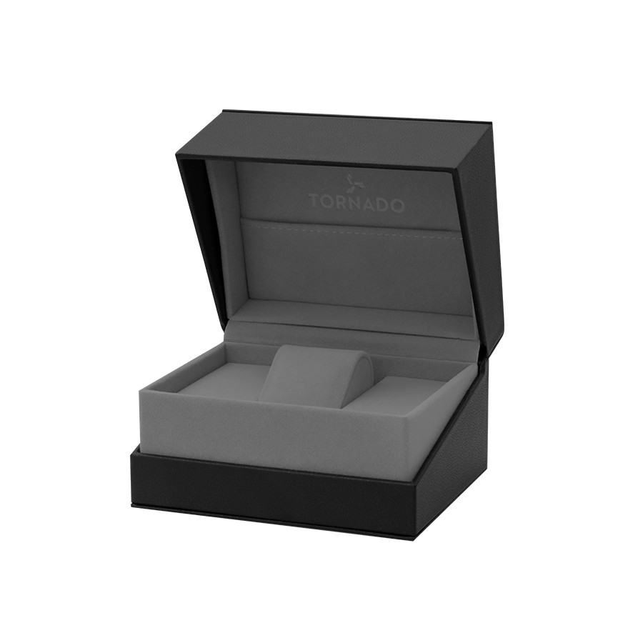 Tornado Xenith Men’s Automatic Watch | Black Dial, 38.5x49mm, 100 m (10 ATM)