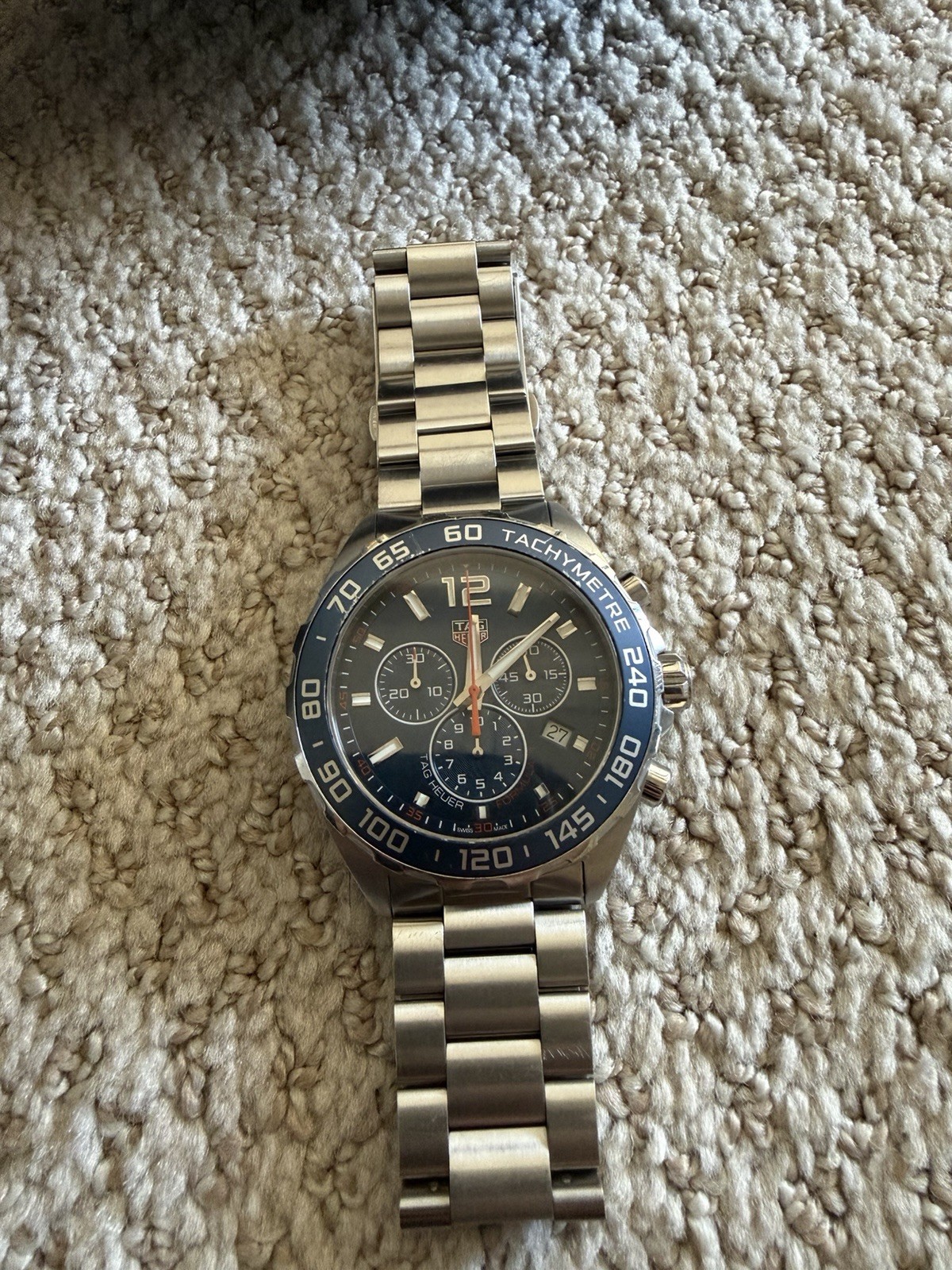 TAG Heuer Formula 1 Blue Dial Chronograph Quartz Tachymeter 200m w/ Box
