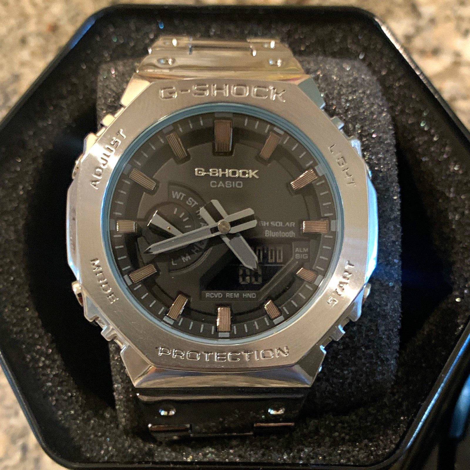 Casio G-SHOCK GM-B2100S Full Metal Tough Solar Bluetooth 200m Watch