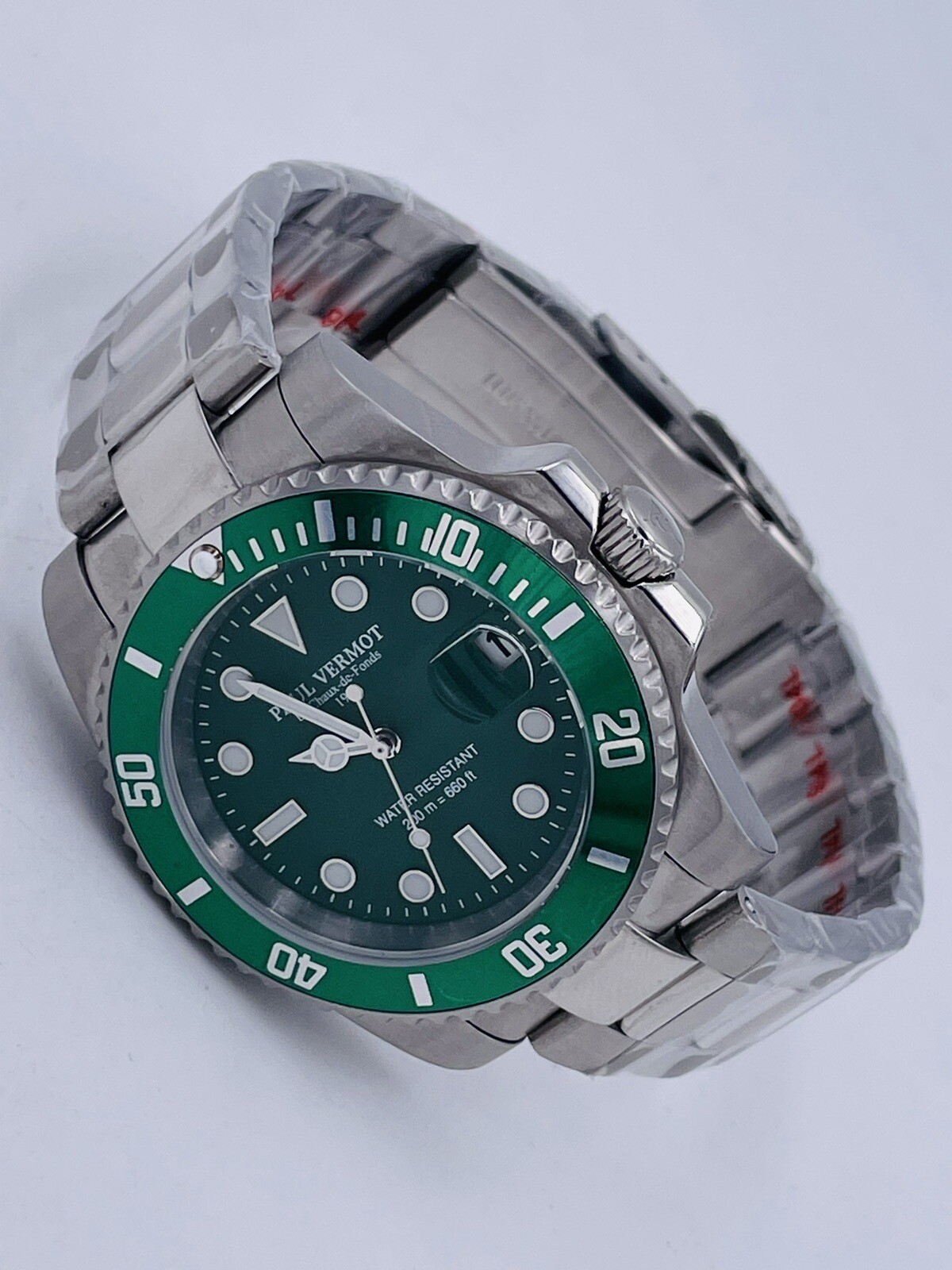 Paul Vermot NewSub 200m Automatic Seiko P211VO/410 Watch Hot Discount New