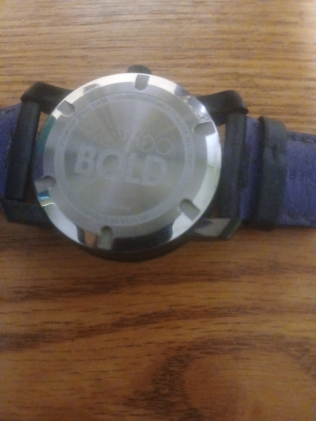 Movado BOLD TR90 42mm Case Stainless Steel Black, Leather Band)